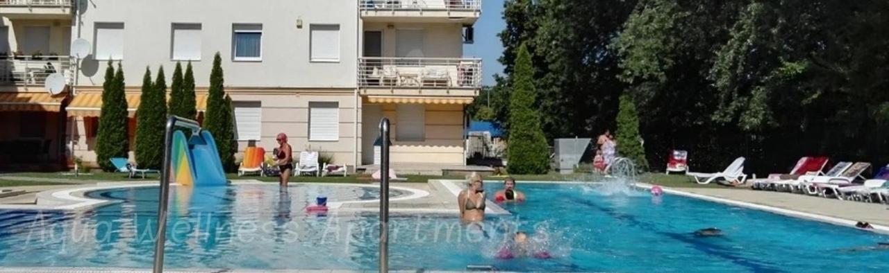 Aqua Wellness Apartments Hajdúszoboszló Buitenkant foto